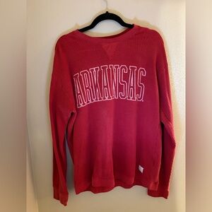 Pressbox Red Arkansas Sweatshirt